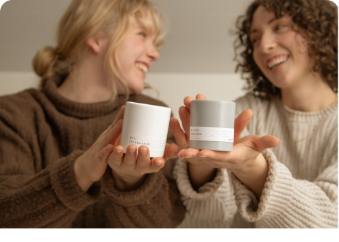 Partners sharing products together
